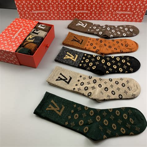 brown louis vuitton socks|louis vuitton socks for men.